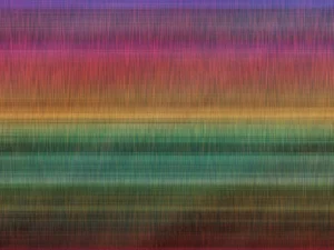An energetic abstract evoking the rhythm and flow of sound waves.