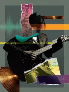 Celebrating jazz through vibrant tones, layered textures, and rhythmic energy.