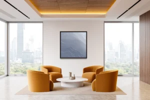 A flowing abstract of soft gray and white, echoing ice, water, and topographic forms.