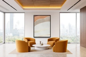 Layered rich, earthy tones with a touch of gold.