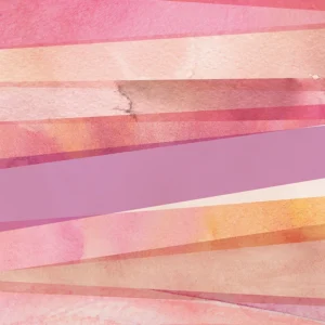 Layered pink hues and dimensional texture evoke calm and continuity.