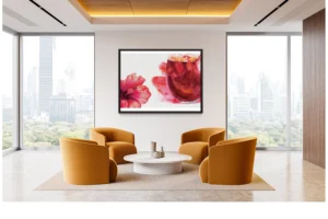 A vivid red sangria illustration that looks as refreshing as it feels.