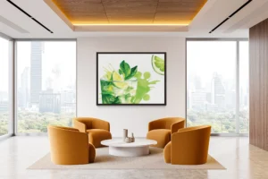 A vibrant mojito that stirs up minty freshness and summer vibes.