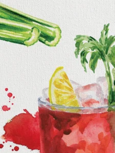 This striking red Bloody Mary is equal parts bold, spicy, and refreshing.