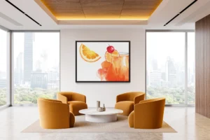 This sunset-hued Bliss on the Beach captures the carefree spirit of beachside sipping.