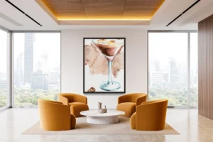 Bold and invigorating, this brown espresso martini is a visual shot of nighttime vibes.