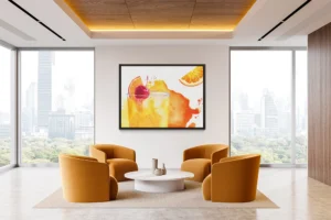 Bright and refreshing, this Tequila Sunrise is a visual celebration of sunrise flavors.