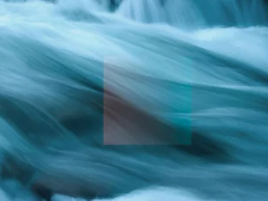 Embodying the rush of water through blurred lines and a modern perspective
