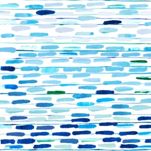 A series of playful hues of blue and green dance across the page.