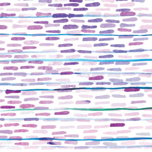 Playful shades of purple twirl across the page, like brushstrokes caught mid-motion.