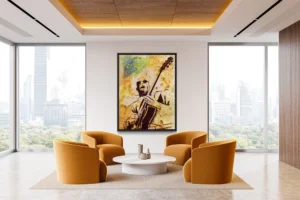 Passionate guitarist pours heart into every chord, blending rhythm, blues, and emotion.