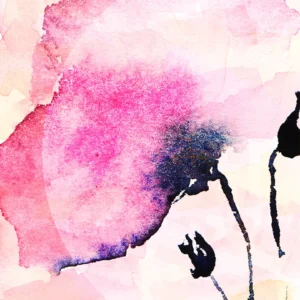A giant pink blossom shields its fellow flowers from the life giving force of the light.